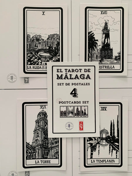 Set de Postales Tarot de Málaga