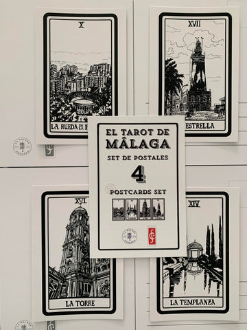 Set de Postales Tarot de Málaga